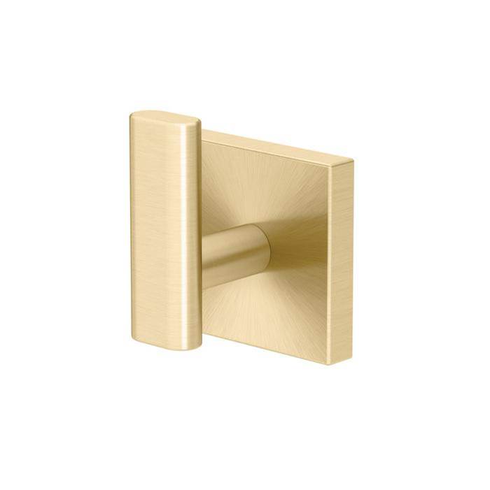 GATCO 4065 Robe Hook, Elevate Collection, 2-1/2 in H, Brushed Brass