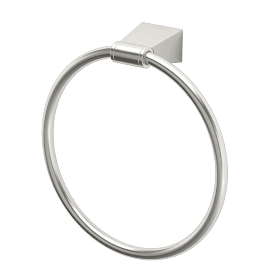 GATCO 4732 Towel Ring, Bleu Collection, 0.38 in Dia Ring, 2-3/4 in OAH, 7 in OAW