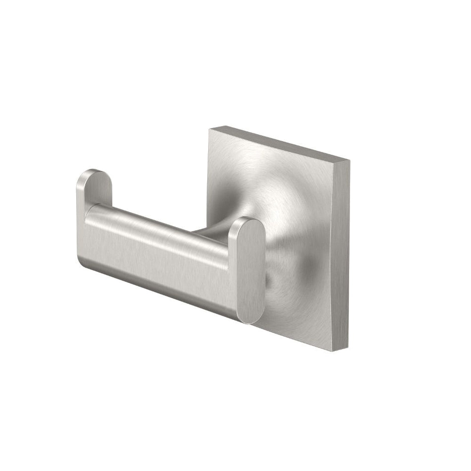 GATCO Robe Hook, Waterline Collection, 2-3/4 in W, Satin Nickel