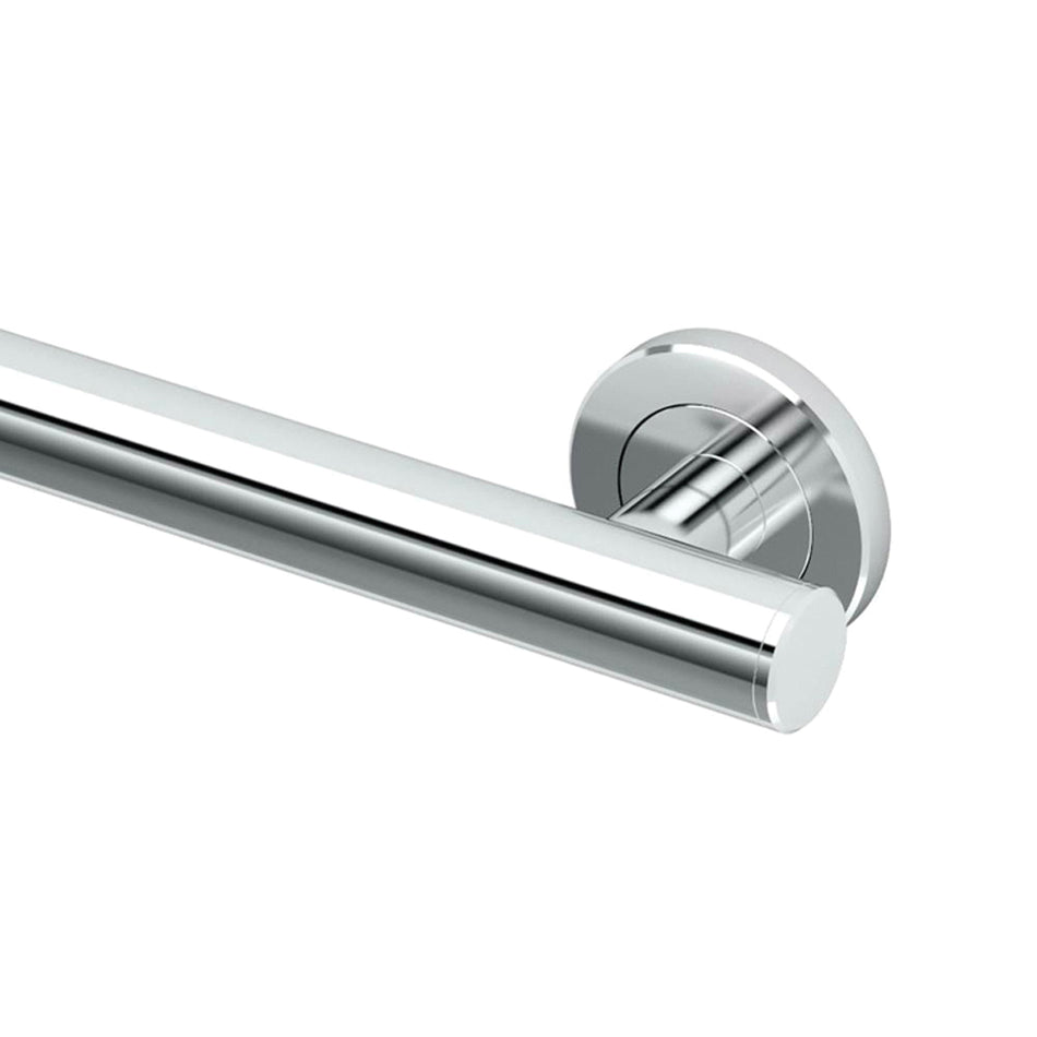 GATCO 852 Grab Bar, Latitude II Collection, 1-1/4 in Dia, 18 in L, Stainless Steel, Chrome