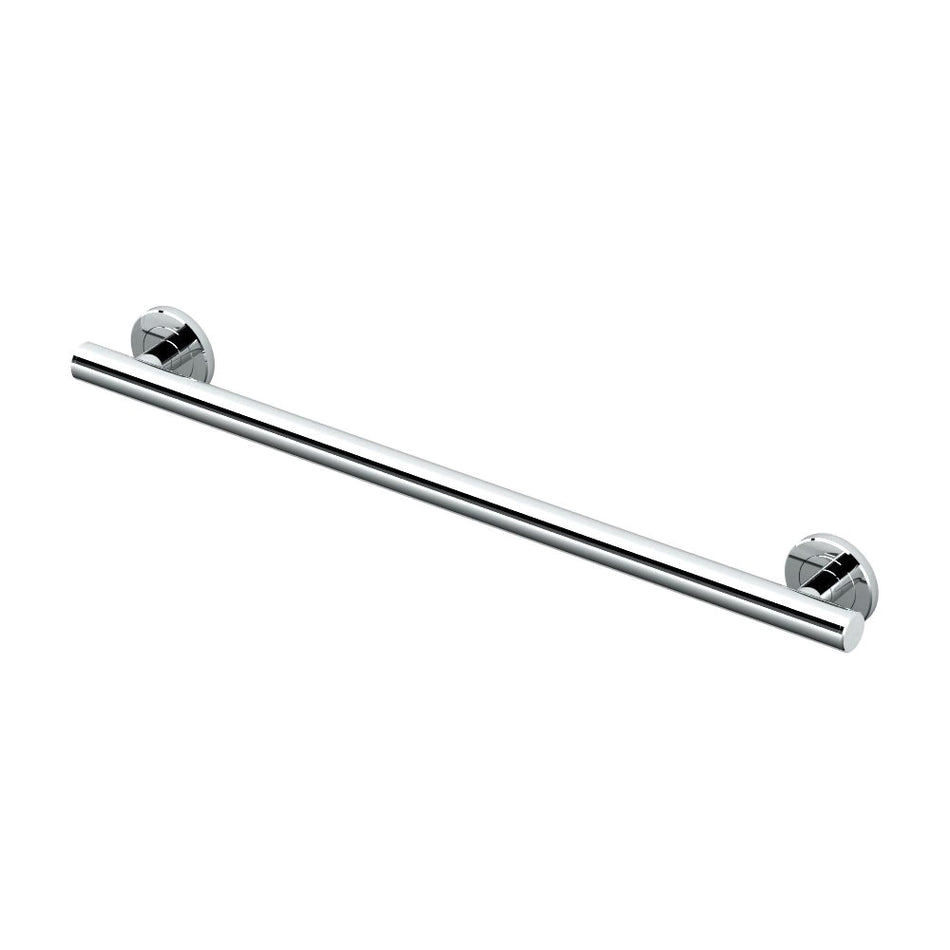 GATCO 854 Grab Bar, Latitude II Collection, 1-1/4 in Dia, 24 in L, Stainless Steel, Chrome