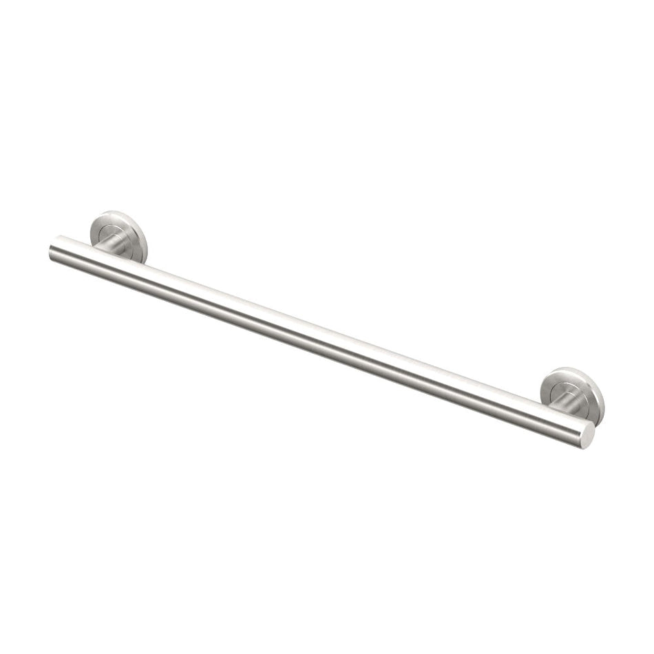 GATCO 855 Grab Bar, Latitude II Collection, 1-1/4 in Dia, 24 in L, Stainless Steel, Steel