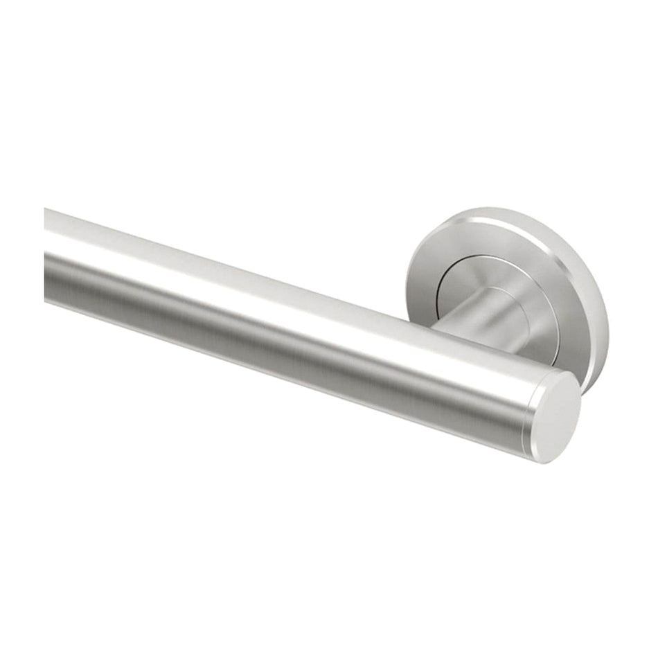 GATCO 855 Grab Bar, Latitude II Collection, 1-1/4 in Dia, 24 in L, Stainless Steel, Steel