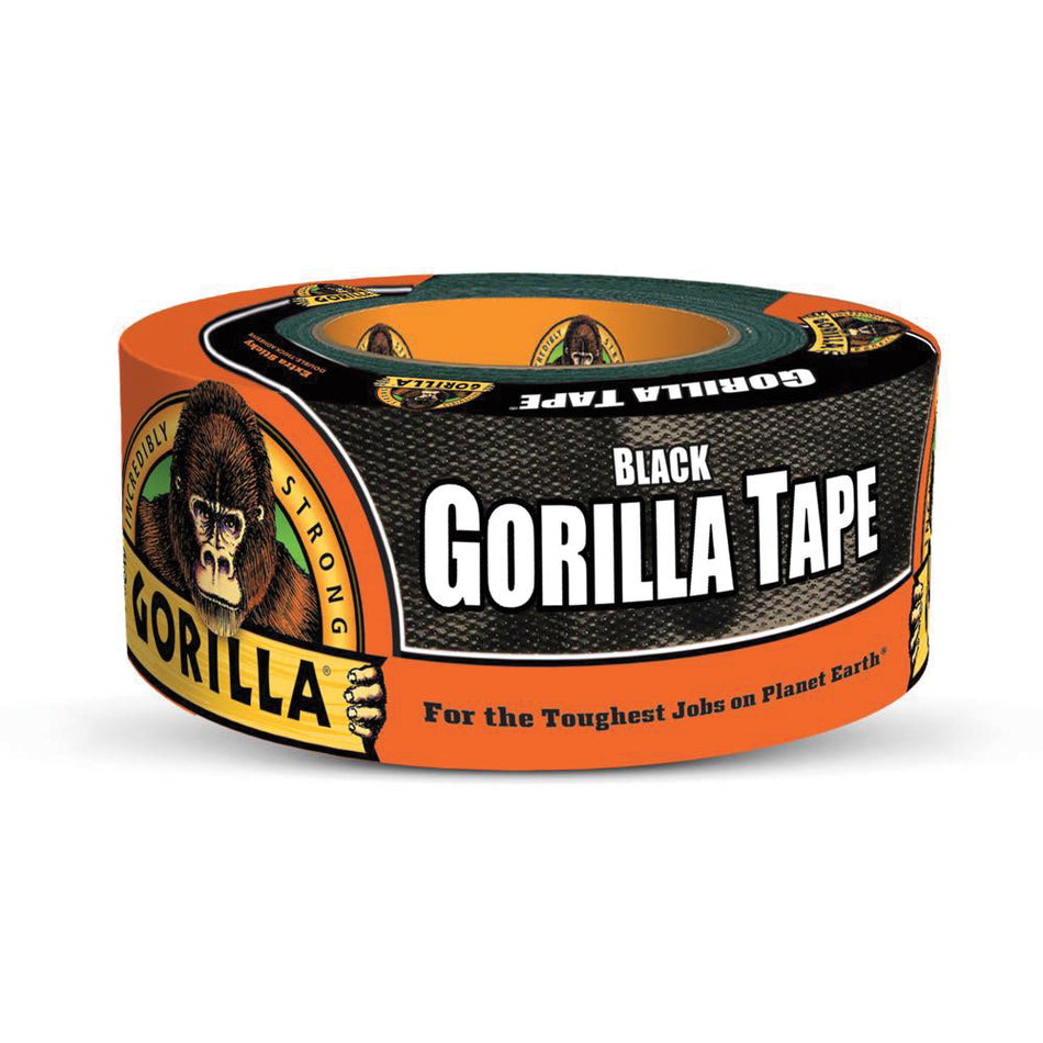 GORILLA® 105631 Tape, 1.88 in W, 10 yd L, Black