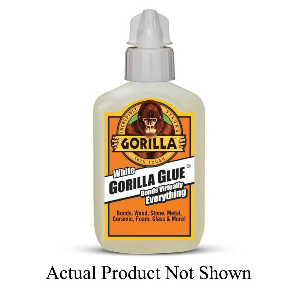 GORILLA® 5201205 Glue, Liquid, Clear/Transparent/Yellowish, Musty, 24 hr Curing, 2 oz, Bottle