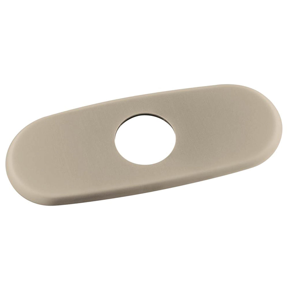 GROHE 07551EN0 Escutcheon, Universal Collection, Brushed Nickel, 4.92 in L x 4.13 in W x 1.18 in H