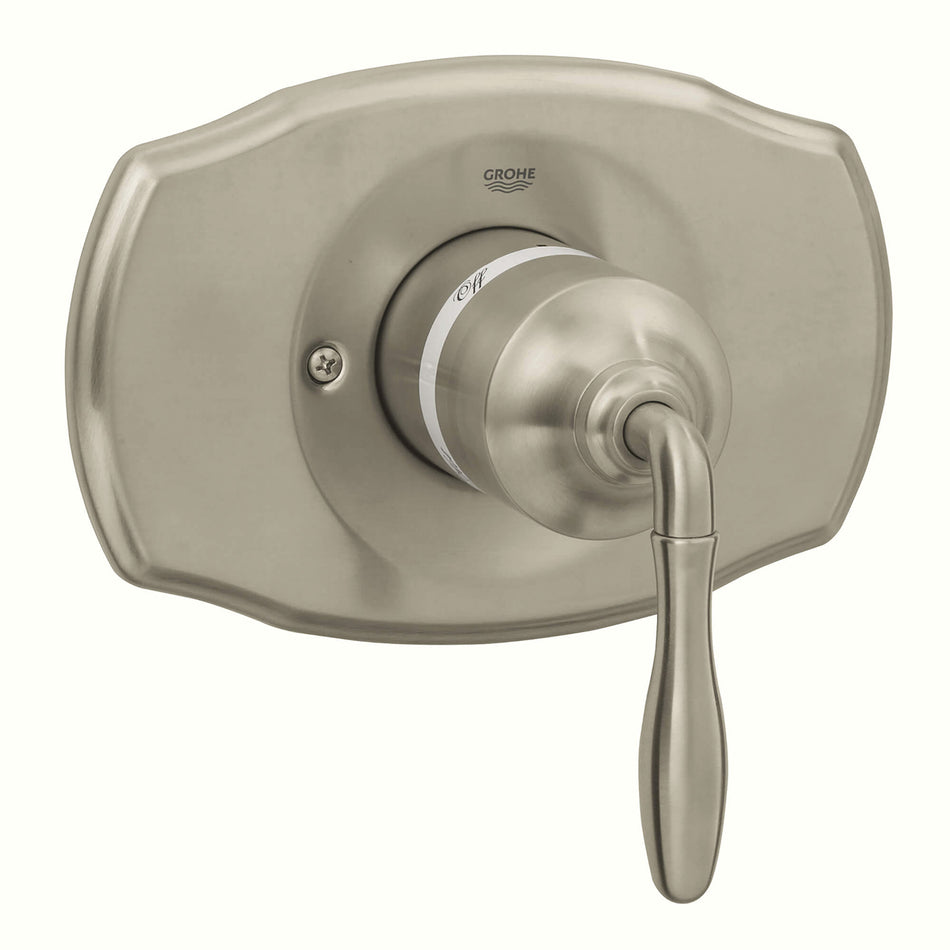 GROHE 19708EN0 Valve Trim, Lever Handle, 1-Handle, Brass, Brushed Nickel