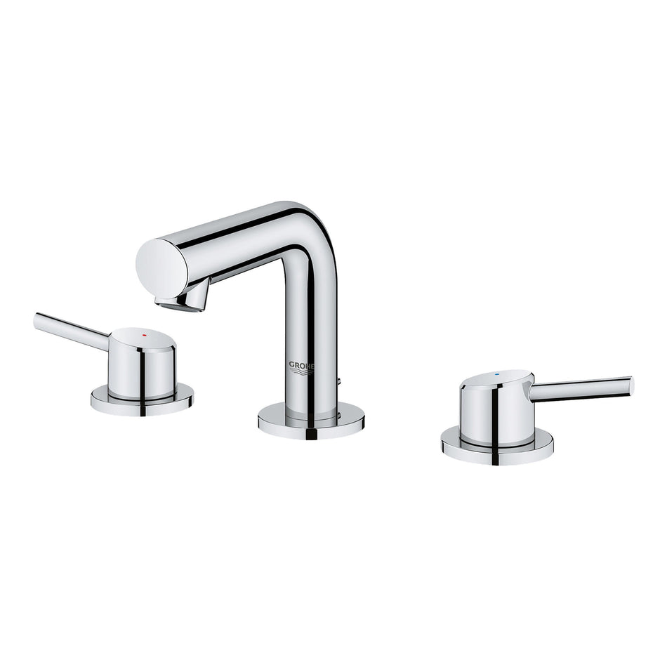 GROHE 20572001, Concetto™ Collection, 2-Handle, Deck, Widespread, Bathroom Faucet, Pop-Up, StarLight® Chrome