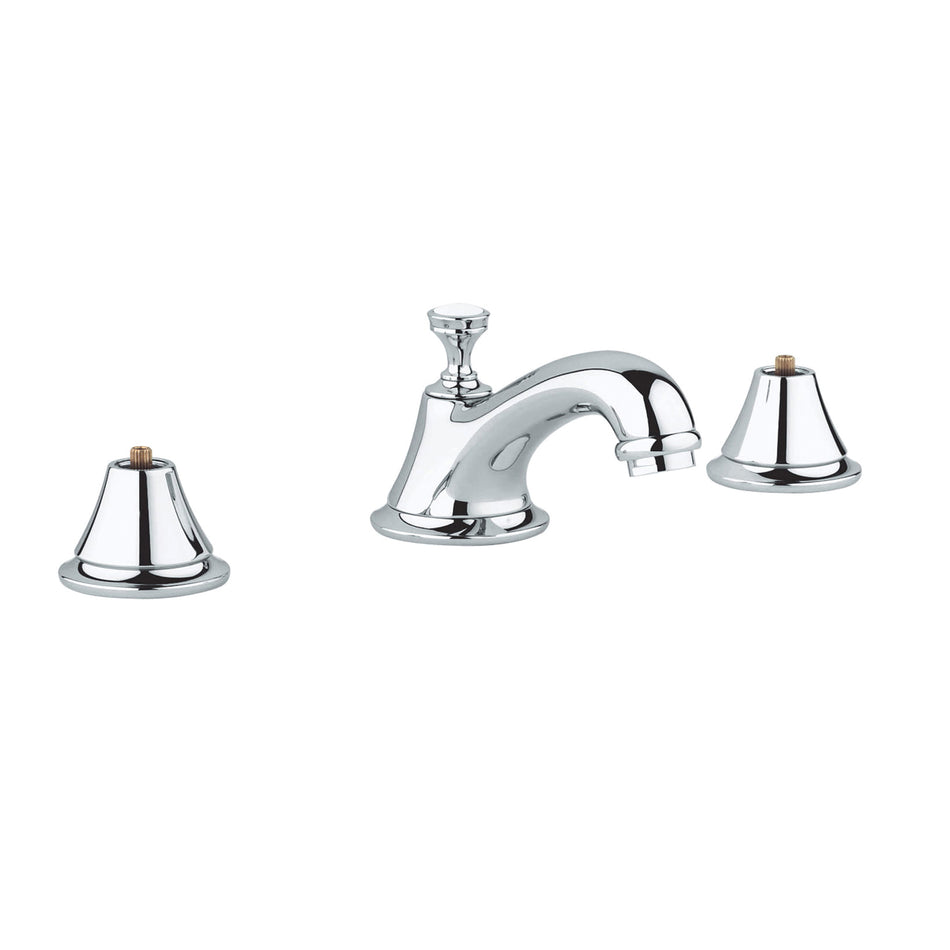 GROHE 2080000A, Seabury® Collection, Deck, Widespread, Bathroom Faucet, Pop-Up, StarLight® Chrome