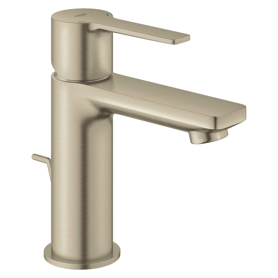 GROHE 23824ENA, Lineare™ Collection, 1-Handle, Deck, Single-Hole, Bathroom Faucet, Pop-Up, Brushed Nickel