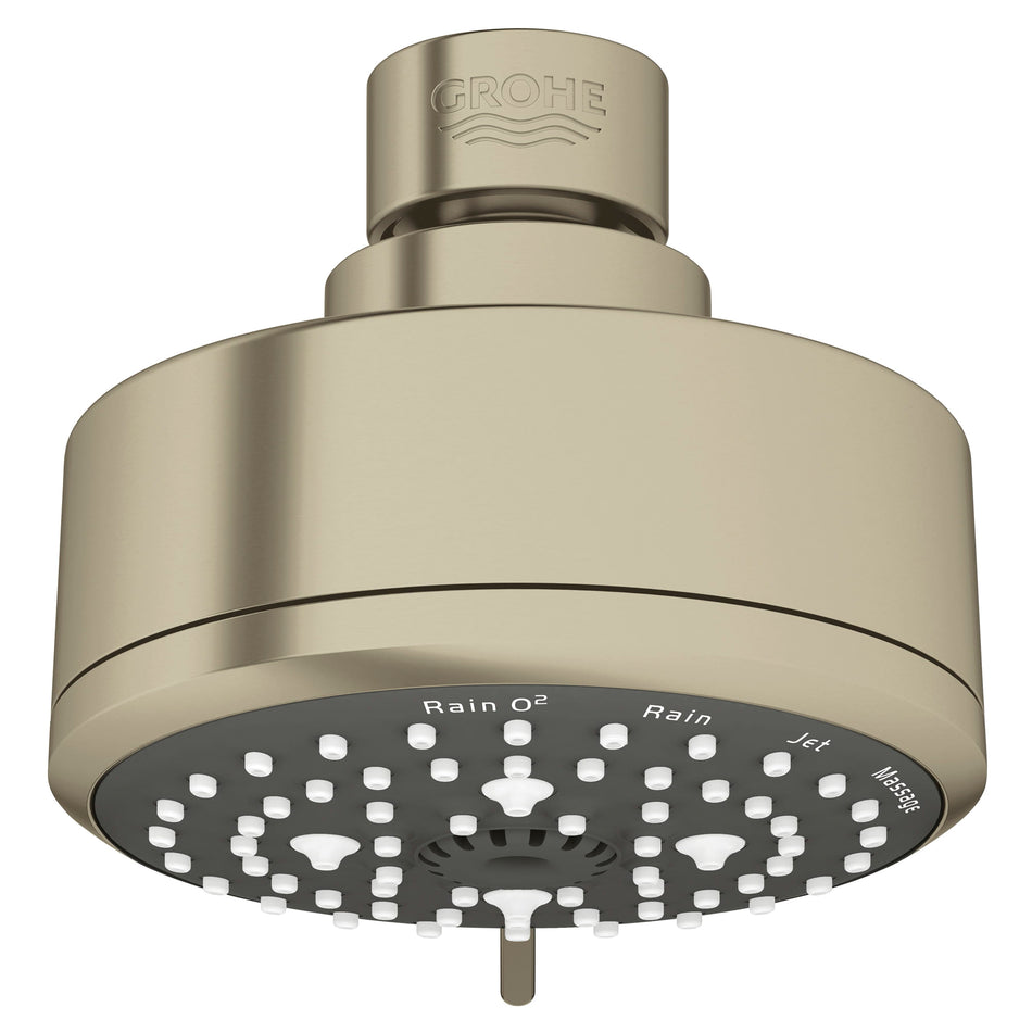 GROHE 26043EN1 Showerhead, Tempesta Cosmopolitan Collection, 1.75 gpm, 4 -Spray, Ceiling/Wall Mounting, 4 in Head