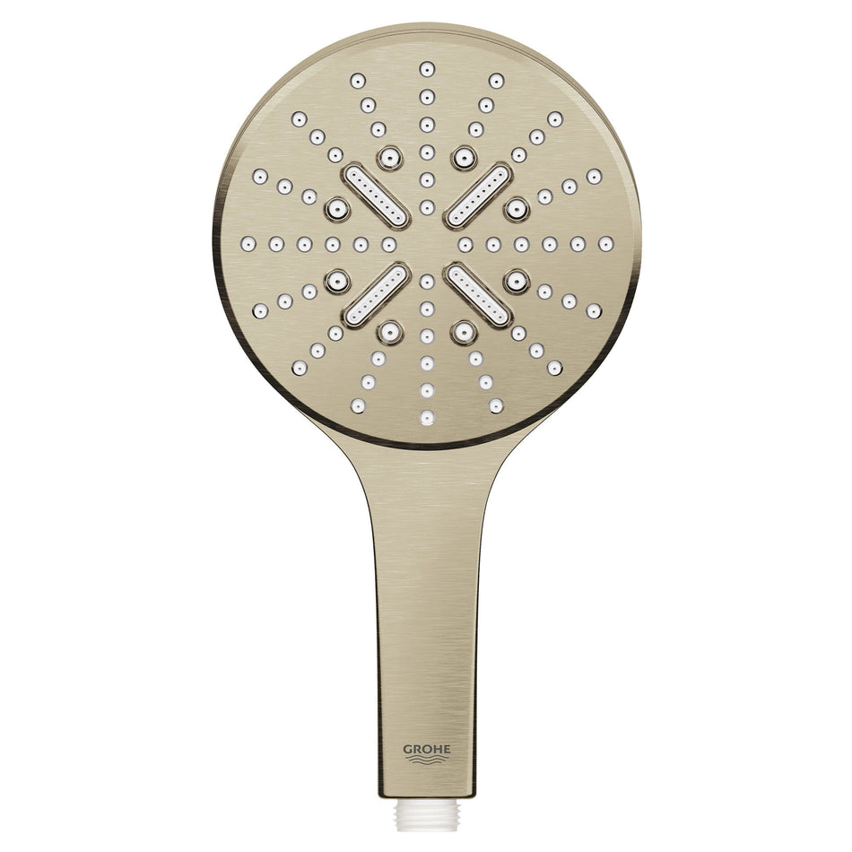 GROHE 26545EN0 Smart Active Hand Shower, Rainshower™ Collection, 5-1/8 in Spray Face, Active Massage, Jet, Rain Spray