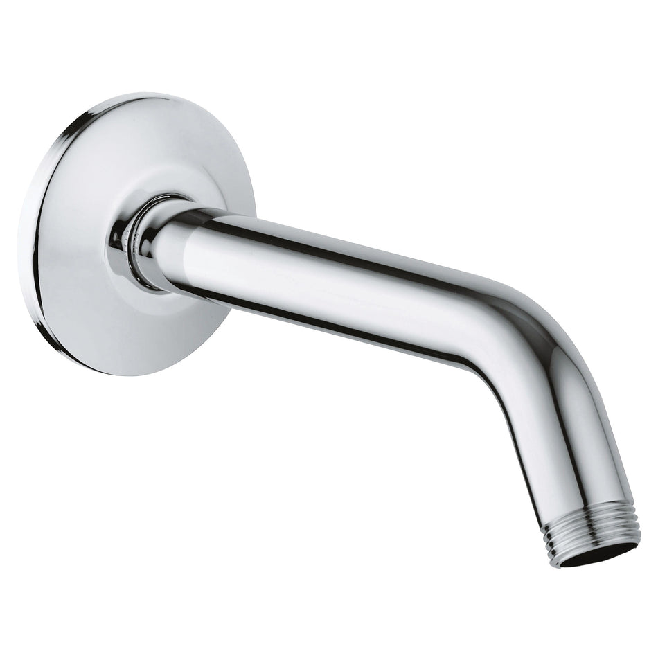 GROHE 27412000 Shower Arm, 1/2 in, MNPT, Brass, Chrome