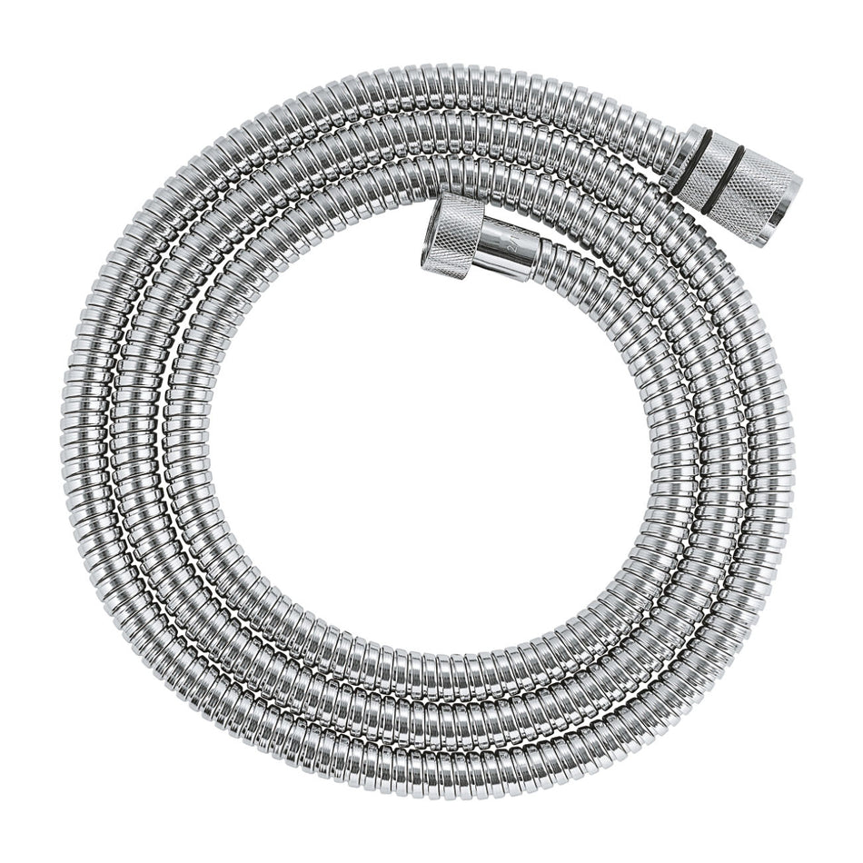 GROHE 28025000 Twist-Free Handshower Hose, 1/2 in Nominal, G Threaded Connection, 1750 mm L, 16 bar Pressure, Metal