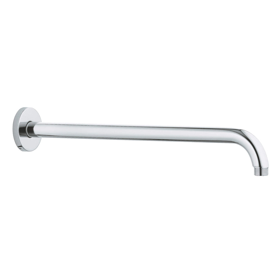 GROHE 28540000 Shower Arm, 1/2 in, MNPT, Brass, Chrome