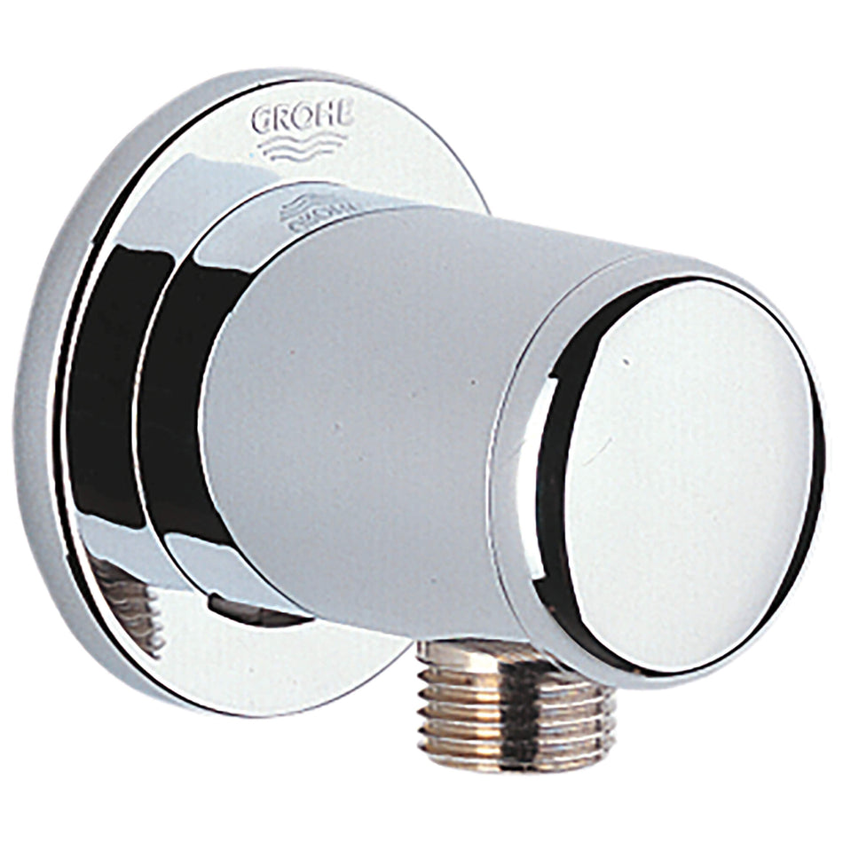 GROHE RELEXA® 28 672 Series 28672000 Wall Union, 2-3/4 in L, 1/2 in Connection, NPT Connection, Chrome-Plated