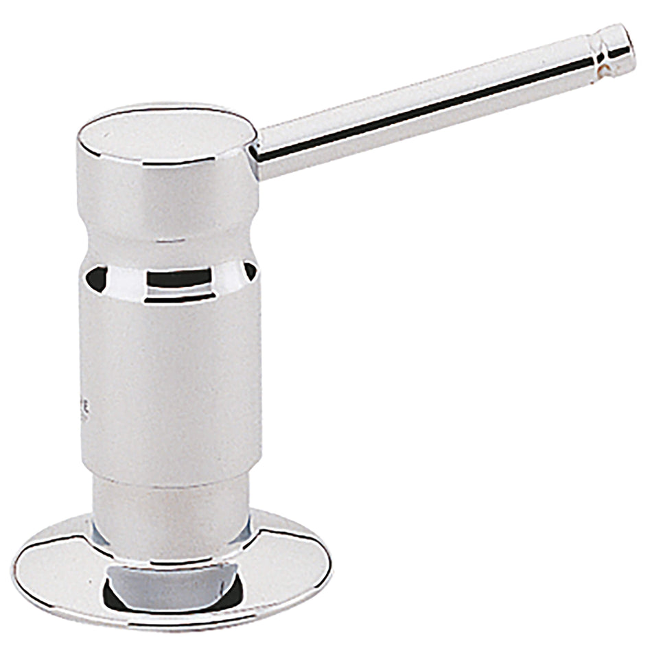 GROHE 28857000 Soap Dispenser, 15 oz Capacity, 2-15/16 in OAL, Deck Mounting, Brass