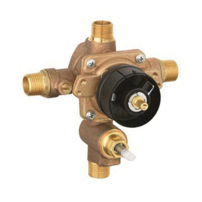 GROHE 35016000 GrohSafe™ Pressure Balance Rough-In Mixing Valve, 1/2 x 1/2 in, MNPT x Copper Sweat, 45 psi, 5.8 gpm