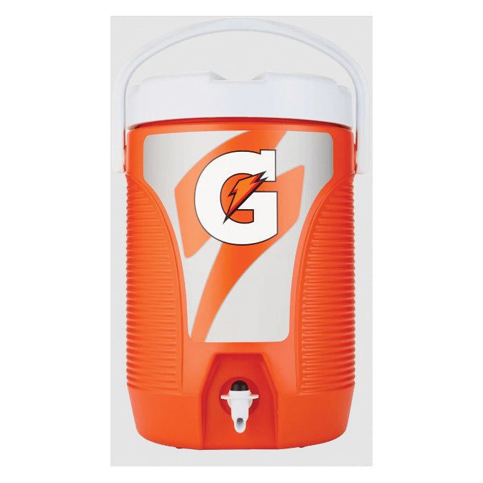 Gatorade® 52000490319 Sideline Cooler, 3 gal Volume, Orange