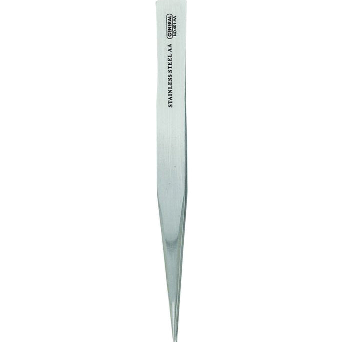 General® 401AA Boley Pattern Tweezer, 5 in L, Stainless Steel