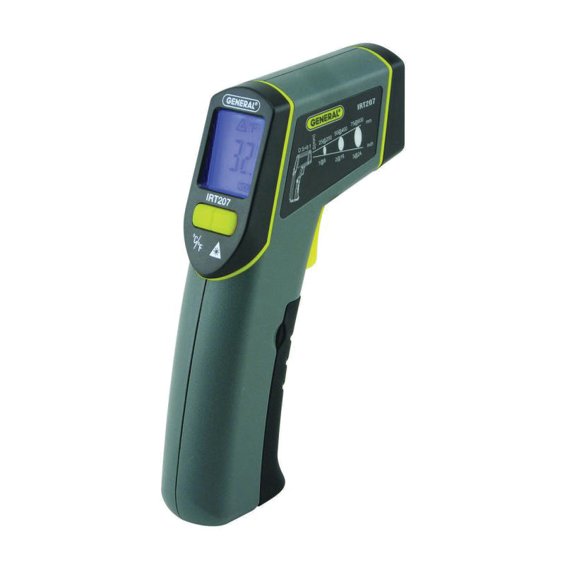 General® IRT207 Infrared Thermometer, 32 to 104 deg F, +/-3.6 deg F Accuracy, 0.1 deg Resolution