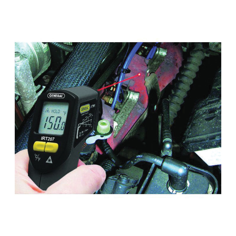 General® IRT207 Infrared Thermometer, 32 to 104 deg F, +/-3.6 deg F Accuracy, 0.1 deg Resolution