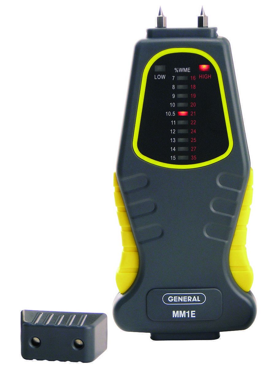 General® MM1E Bar Graph Moisture Meter, Pin Connection