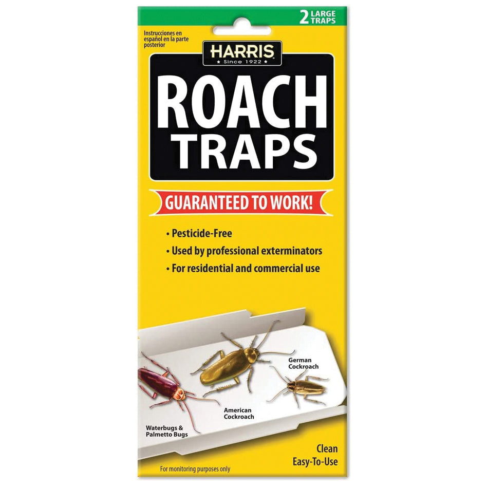 HARRIS® RTRP Roach Trap, Solid, Weak, Attracts: Roaches