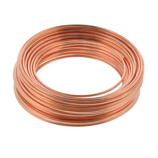 HILLMAN™ 123109-N Hobby Wire, #18 Dia, 25 ft L, Copper