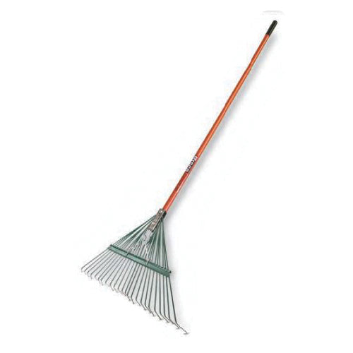 HISCO™ HI2254LR Deluxe Lawn Rake, 22 -Tine, Fiberglass Handle