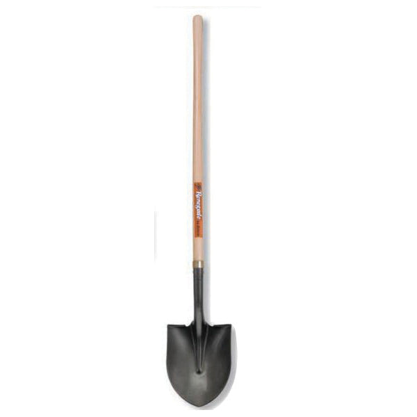 HISCO™ HIRP14LWCB Shovel, 8-9/16 in W Blade, 11 in L Blade, Steel Blade, 48 in L Handle, Ashwood Handle