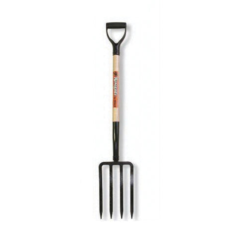 HISCO™ HISF4D-W Roofer's Fork, 4 -Tine, 7-1/4 in W Tine, 10-3/4 in L Tine, Steel Tine, Ashwood Handle