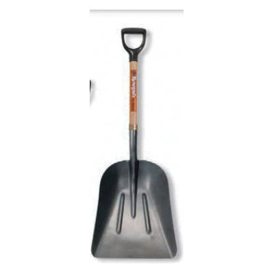 HISCO™ HISGS10D-W Large Grain Scoop, 14-1/2 in W Blade, 18 in L Blade, Steel Blade, Ashwood Handle