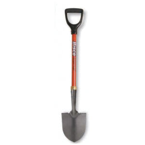 HISCO™ HISHISSH Irrigating/Floral Shovel, 6 in W Blade, 8-1/2 in L Blade, Steel Blade, 18 in L Handle