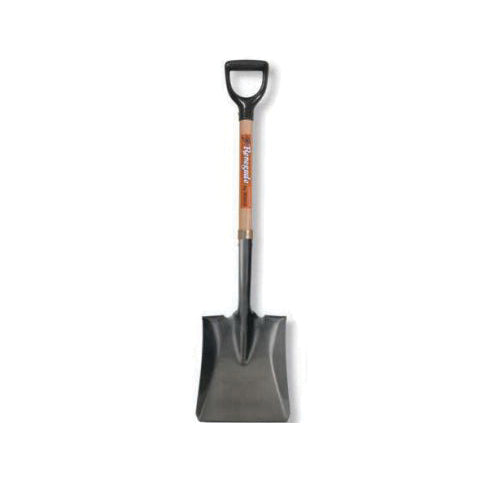 HISCO™ HISP2D-W Shovel, 8-5/8 in W Blade, 11-1/4 in L Blade, Steel Blade, 28 in L Handle, Ashwood Handle