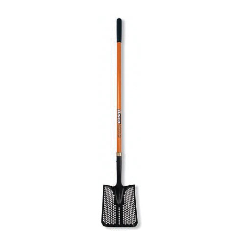 HISCO™ HISPMSL Mud Shovel, 8-3/4 in W Blade, 11-1/4 in L Blade, 47 in L Handle, Fiberglass Handle