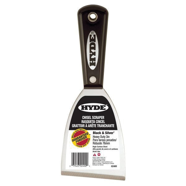 HYDE® 02400 Chisel Scraper, 3 in W Blade