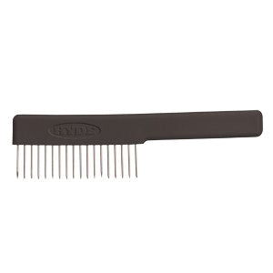 HYDE® 45950 Paint Brush Comb, Stainless Steel Blade, Polypropylene Handle