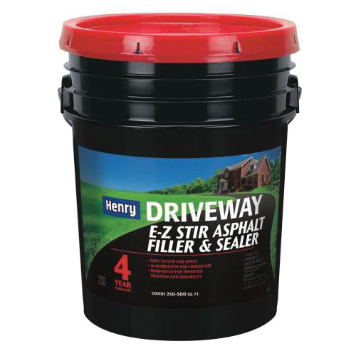 Henry® HE200074 EZ Stir Asphalt Filler and Sealer, Viscous Liquid, Black/Brown, 5 gal Pail