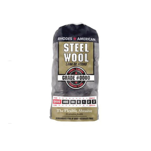 Homax® 10120000 Steel Wool Pad, 000 Grit, Super Fine Grit