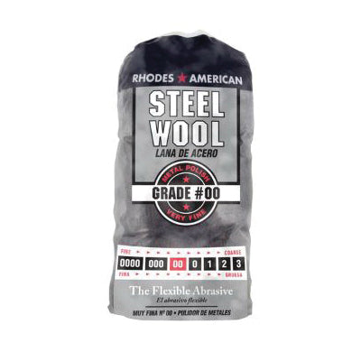 Homax® 10121100 Steel Wool Pad, 00 Grit, Very Fine Grit