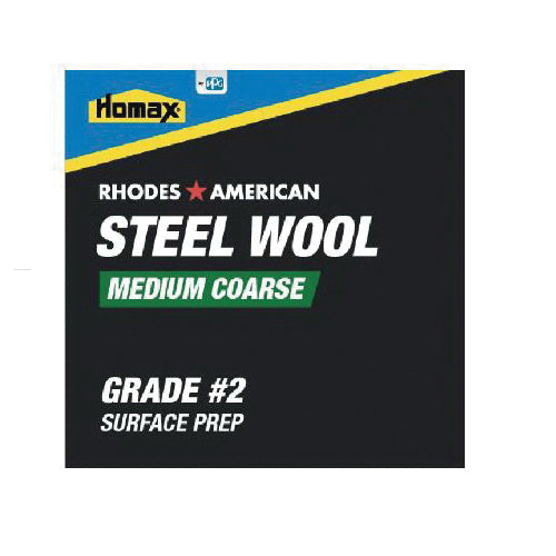 Homax® 10121112 Steel Wool Pad, 2 Grit, Coarse, Medium Grit