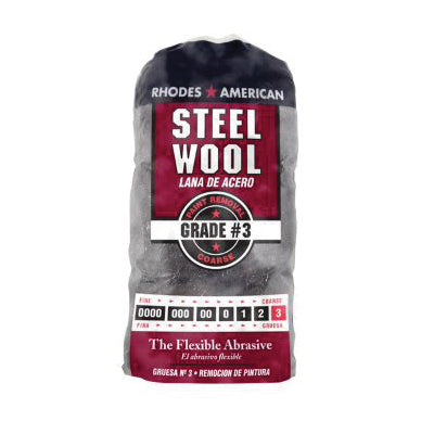 Homax® 10121113 Steel Wool Pad, 3 Grit, Coarse Grit