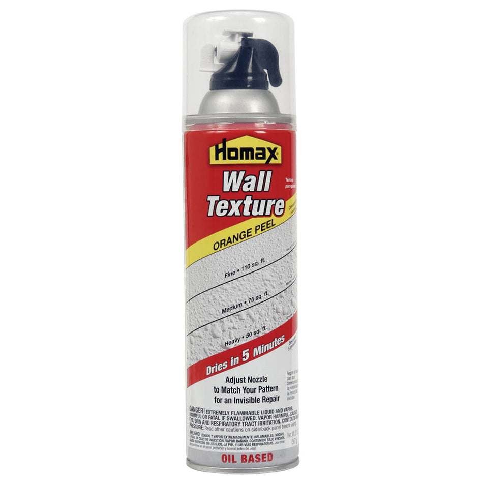 Homax® 4055-06 Orange Peel Wall Texture, Liquid, White, 20 oz, Aerosol Can