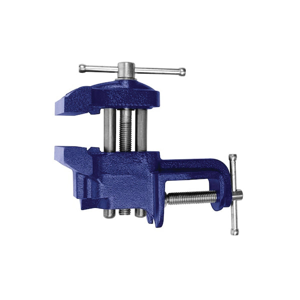 IRWIN® 226303ZR Clamp-On Vise, 3 in W Jaw, 2 in Jaw Opening, 1-5/8 in D Throat, Steel Jaw