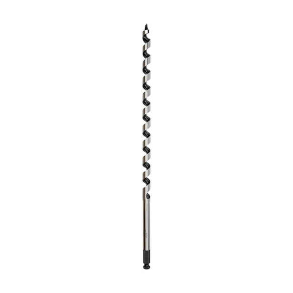 IRWIN® WeldTec™ 3043007 Drill Bit, Self-Feed, Ship Auger Drill, 5/8 in Drill, 12 in L Flute, 17 in OAL, Carbon Steel