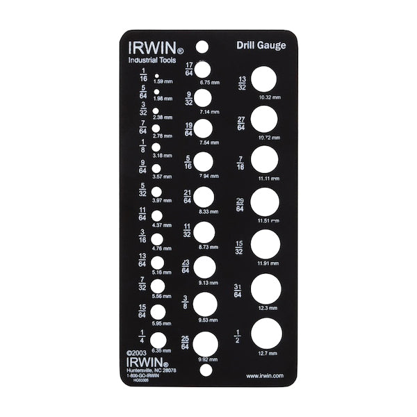 IRWIN® HANSON® 12092 Drill Bit Gauge