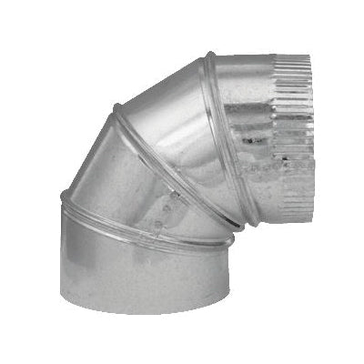 Imperial® GV0294-C Adjustable Elbow, 90 deg, 26 ga, Steel, Galvanized