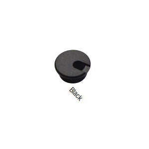 JANDORF® 61607 Desk Grommet, 2-1/2 in Maximum Cable, Polystyrene, Black