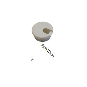 JANDORF® 61622 Desk Grommet, 1-1/2 in Maximum Cable, Polystyrene, Pure White